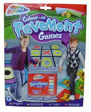 Grafix Colour-in  Pavement Games