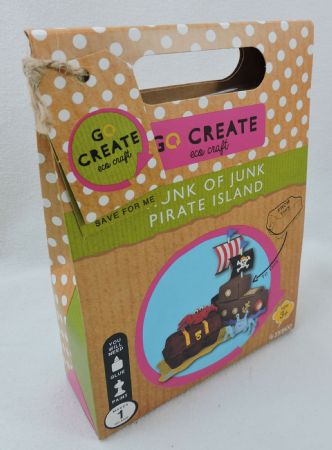 Go Create Eco Craft Kit - Hunk Of Junk Pirate Island..TESCO CLEARANCE