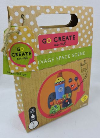 Go Create Eco Craft Kit - Salvage Space Scene..TESCO CLEARANCE