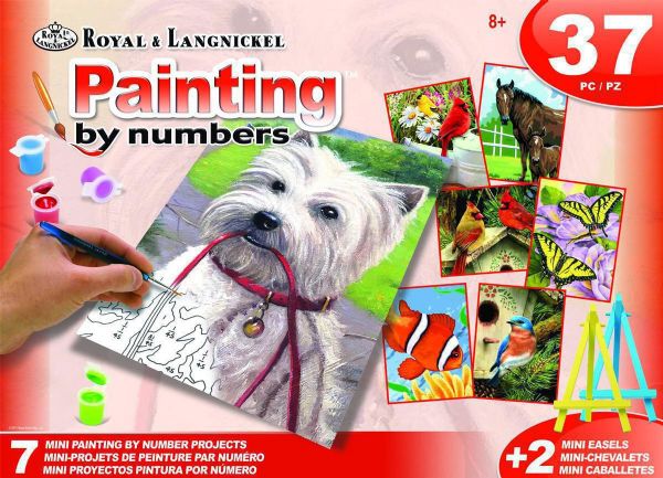 Royal & Langnickel 37pce Painting By Numbers, Animals. RRP 13.79